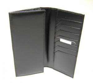 No.4 二つ折長財布（ブラック）
