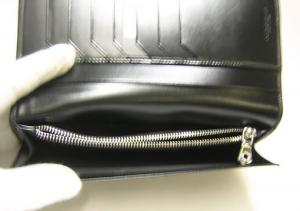 No.6 二つ折長財布（ブラック）