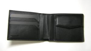 No.4 二つ折財布（ブラック）