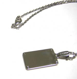 No.4 プレートネックレス