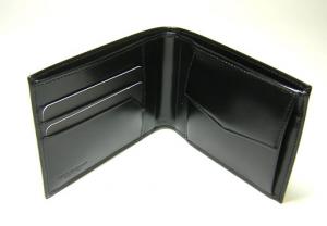 No.5 二つ折財布（ブラック）
