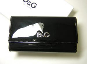  ドルチェ＆ガッバーナ D＆G　三つ折長財布（ブラック） MainPhoto
