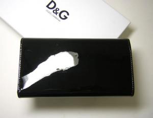 No.2 D＆G　三つ折長財布（ブラック）