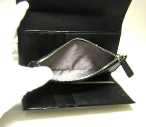 No.6 D＆G　三つ折長財布（ブラック）