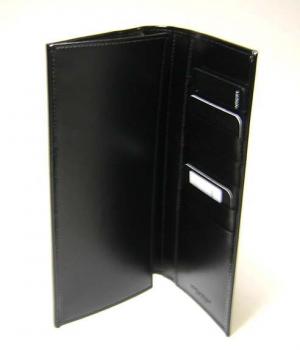 No.5 二つ折長財布（ブラック）