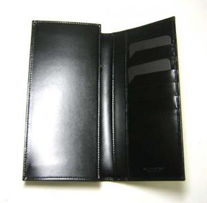 No.3 二つ折長財布（ブラック）