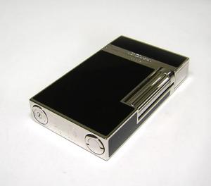 No.4 ライター　ラインツー　モンパルナス　MONTPARNASSE LAQUE DE CHINE NOIR FINITION PALLADIUM 16296