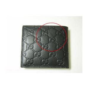 No.6 グッチシマ モノグラムレザー二つ折財布