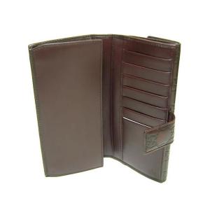 No.4 グッチシマ　モノグラムレザー　二つ折長財布