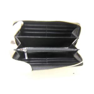 No.4 グッチシマ　モノグラムレザーラウンドファスナー長財布