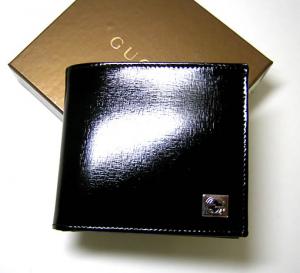  グッチ レザー二つ折財布（ブラック） MainPhoto