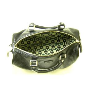 No.6 グッチシマモノグラムレザーボストンバッグ（ブラック）
