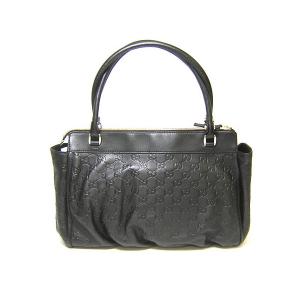 No.3 グッチシマモノグラムレザーショルダーバッグ（ブラック）