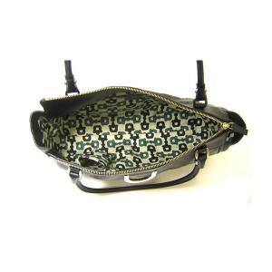 No.6 グッチシマモノグラムレザーショルダーバッグ（ブラック）