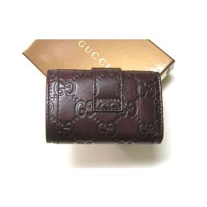 No.2 グッチシマ6連キーケース（チョコレート）