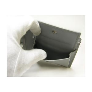No.5 グッチシマ　モノグラムレザー二つ折財布（グレー）