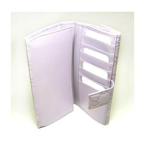 No.4 グッチシマ　モノグラムレザー　二つ折長財布（リラ）