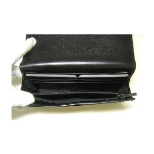 No.6 ハートベルGG柄二つ折長財布(ベージュ+ブラック)
