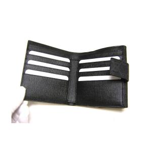 No.3 GG柄二つ折財布（PVC／ブラック）