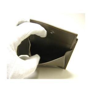 No.5 グッチシマ　モノグラムレザー二つ折財布（カーキ）