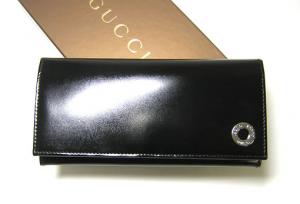  グッチ 二つ折長財布（ブラック） MainPhoto