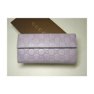 No.2 グッチシマ　モノグラムレザー　二つ折長財布（リラ）