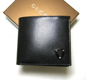  グッチ クレスト　二つ折財布（ブラック） MainPhoto