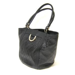 No.2 グッチシマモノグラムレザー　ショルダーバッグ（ブラック）
