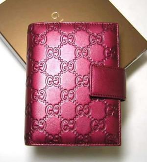  グッチ グッチシマ2010年システム手帳SMALL（メタリックレッド） MainPhoto
