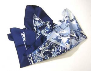 No.3 エルメス　シルクスカーフ（ネイビー）