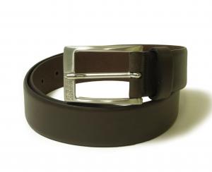 ヒューゴ・ボス ベルト メンズ 牛革 EBERIO （ダークブラウン） 90cm