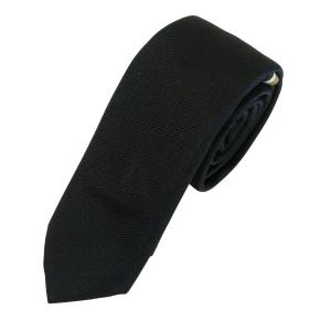 ヒューゴ・ボス ネクタイ シルク ダークブルー イタリア製 6CM