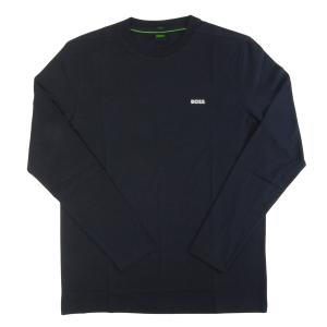 ヒューゴ・ボス Tシャツ 長袖 Tee Long メンズ ストレッチコットン（ダークブルー）