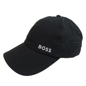 ヒューゴ・ボス 帽子 キャップ タフタ レーザーカット ドット メンズ BOSS ボス （ブラック）