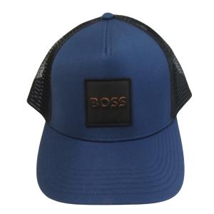 ヒューゴ・ボス 帽子 キャップ メッシュ ロゴパッチ メンズ BOSS ボス ゴルフ（ダークブルー）