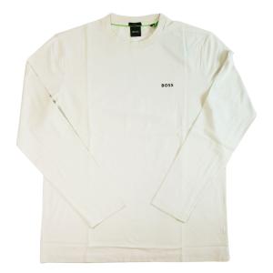 ヒューゴ・ボス Tシャツ 長袖 Tee Long メンズ ストレッチコットン（ナチュラル）