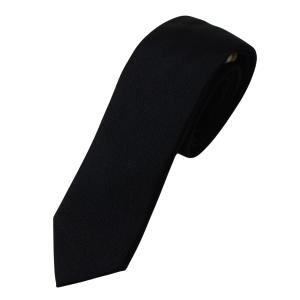 ヒューゴ・ボス ネクタイ シルク ブラック イタリア製 6CM