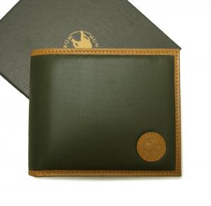 ハンティングワールド ] SAFARI BEYOND 二つ折長財布（ベージュ×ダーク  