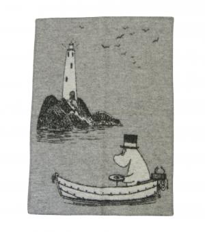 クリッパン ブランケット ムーミン MOOMIN AT SEA ひざ掛け  ウール 北欧 65×90cm