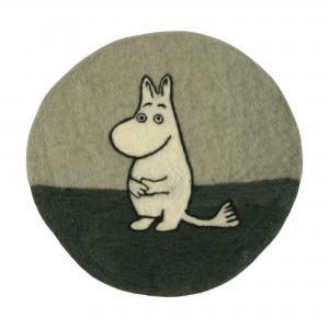 クリッパン ポットマット ムーミン 北欧 スウェーデン MOOMIN グレー フェルト