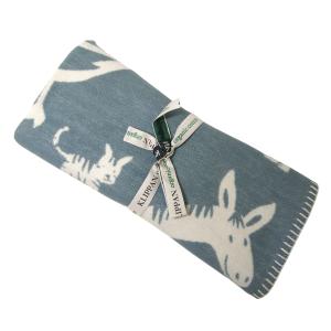 クリッパン ブランケット ひざ掛け 綿 ブラッシュオーガニックコットン farm 70×90cm