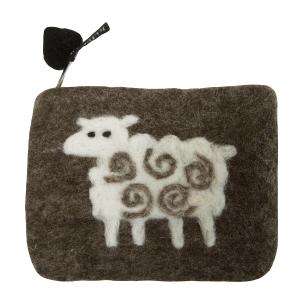 クリッパン ポーチ ムーミン 北欧 Sheep シープ 羊 スウェーデン フェルトウール