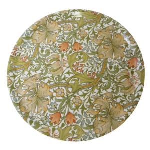 クリッパン トレー お盆 丸 おしゃれ 大きい ウッド Golden Lily ゴールデンリリー 38cm