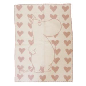 クリッパン ブランケット ムーミン MOOMIN HEART ハート ひざ掛け ウール 北欧 65×90cm