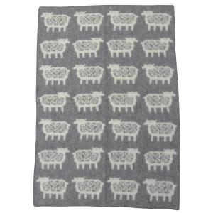 クリッパン ブランケット ウール ハーフケット SHEEP シープ 羊 北欧 90×130cm
