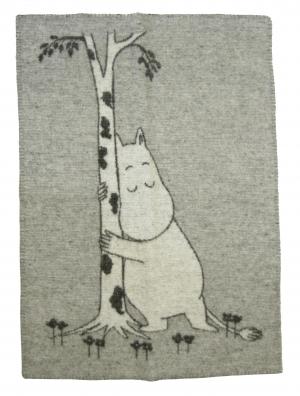 クリッパン ブランケット ムーミン MOOMIN TREE HUG ひざ掛け  ウール 北欧 65×90cm