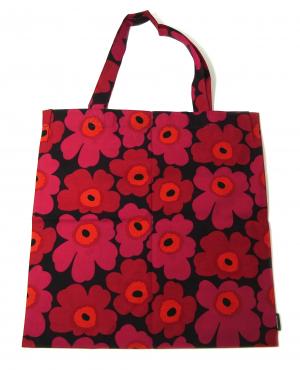 マリメッコ トートバッグ マチ無し ファブリックバッグ Mini Unikko ミニ ウニッコ