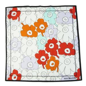 マリメッコ スカーフ バンダナ Astrilli Piirto Unikko ピィイルト ウニッコ コットン
