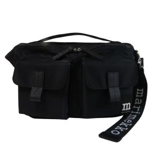 マリメッコ スリングバッグ ボディバッグ Sling Bag M Solid ウニッコ ブラック