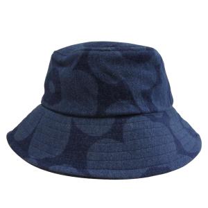 マリメッコ 帽子 バゲットハット Paketti Unikko ウニッコ コットンデニム ミッドインディゴ